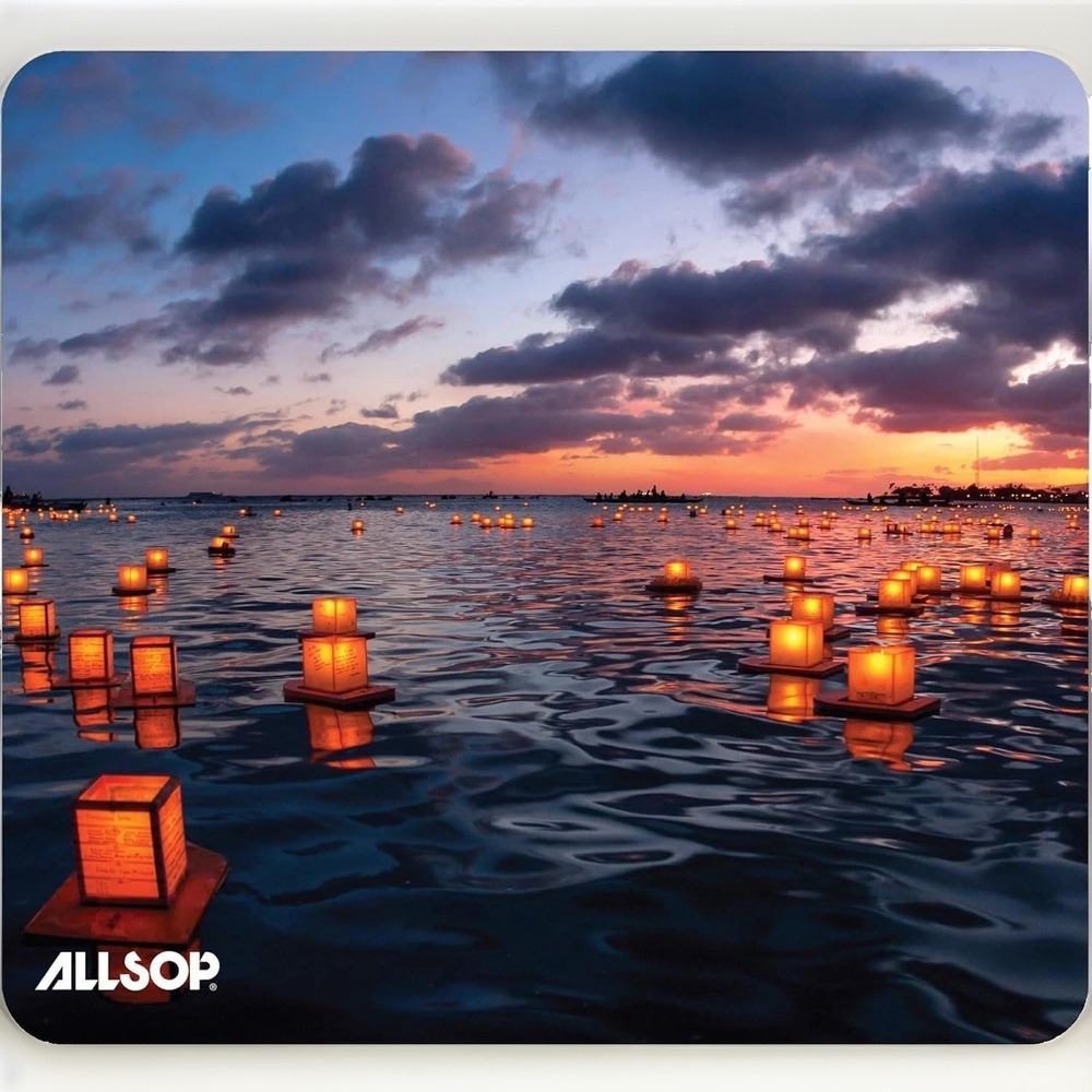 Allsop 32414 NatureSmart‎ Mouse Pad Lanterns Non-Skid Eco-friendly Multicolor